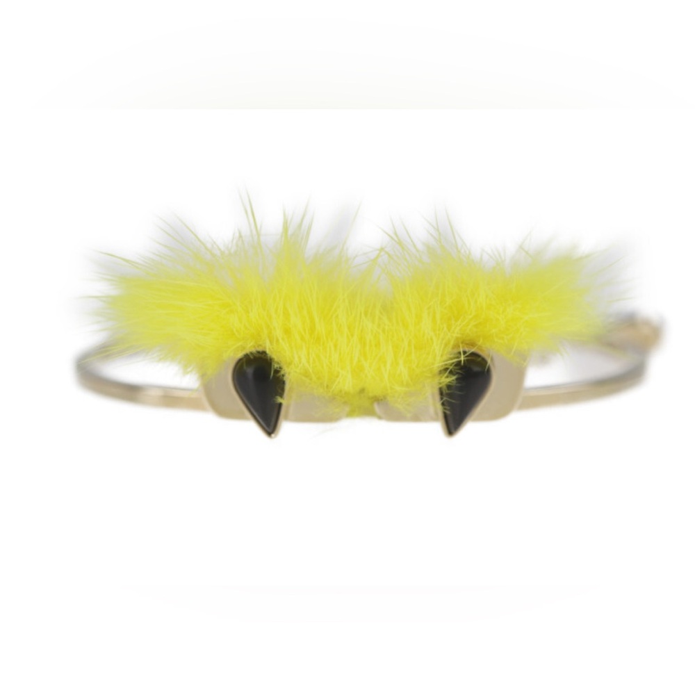 Fendi Monster Fur Bangle Bracelet